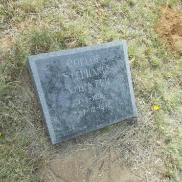 VORSTER Roelof Stephanus 1919-1942