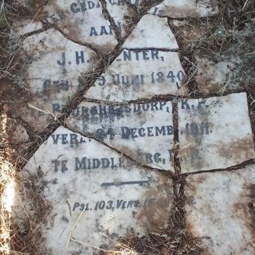 VENTER J.H. 1840-1911