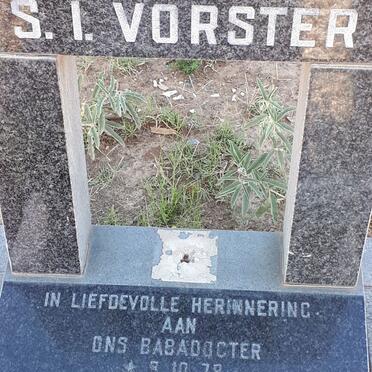 VORSTER S.I. 1979-1979