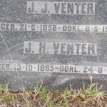 VENTER J.J. 1858-1945 &amp; J.H. 1865-1947