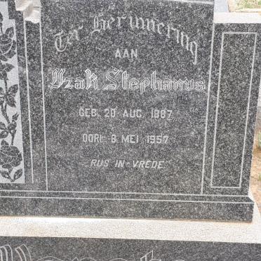 VORSTER Izak Stephanus 18?7-1957