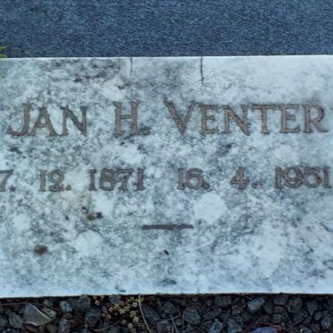 VENTER Jan H. 1871-1951