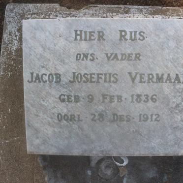 VERMAAK Jacob Josefus 1836-1912