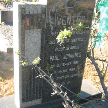 VENTER Paul Johannes 1906-1968