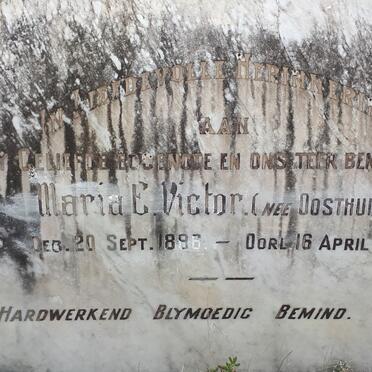 VICTOR Maria E. nee OOSTHUIZEN 1886-1946