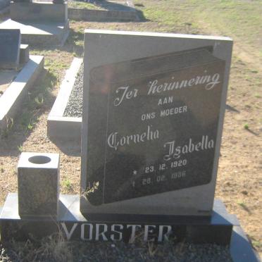 VORSTER Cornelia Isabella 1920-1986