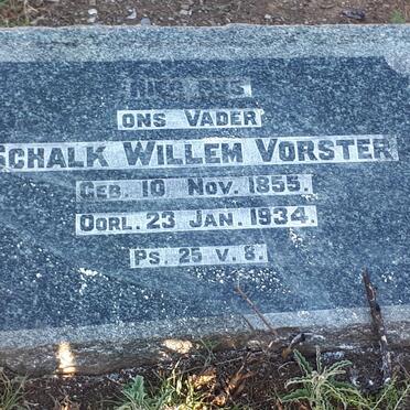 VORSTER Schalk Willem 1855-1934