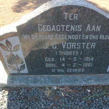 VORSTER J.C. 1914-1961