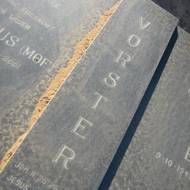 VORSTER Marius 1945-2001 &amp; Esse 1949-