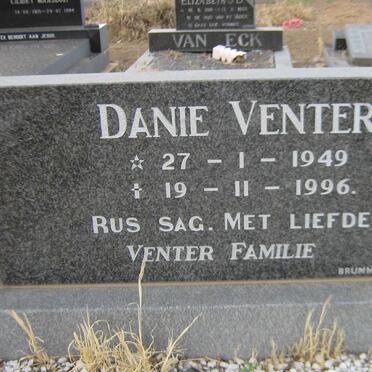VENTER Danie  1949-1996