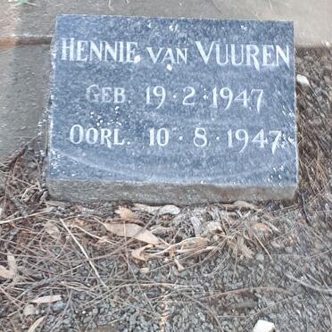 VUUREN Hennie, van 1947-1947
