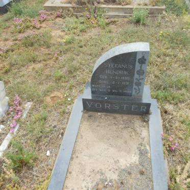 VORSTER Stefanus Hendrik 1930-1931