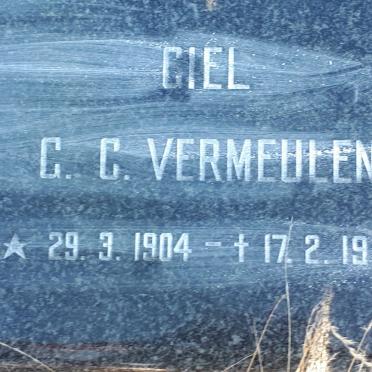 VERMEULEN G.C. 1904-1969