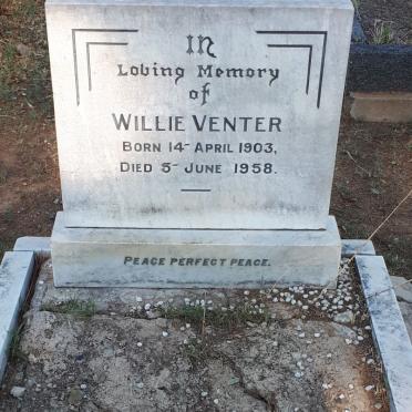 VENTER Willie 1903-1958