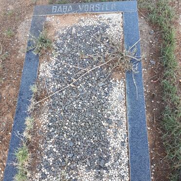 VORSTER Baba