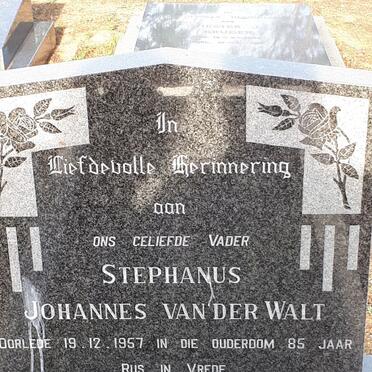 WALT Stephanus Johannes, van der -1957