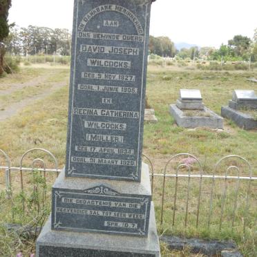 WILCOCKS David Joseph 1827-1905 &amp; Regina Catherina MULLER 1834-1920