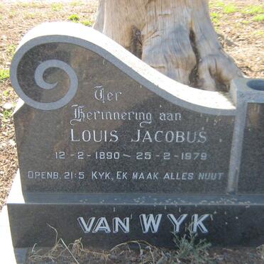 WYK Louis Jacobus, van 1890-1979