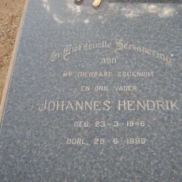 WALT Johannes Hendrik, van der 1946-1999 &amp; Wilhelmina Margaretha JOUBERT 1949-