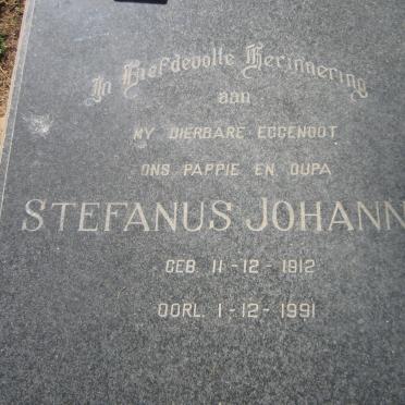 WALT Stefanus Johannes, van der 1912-1991 &amp; Maria Johanna ROUX 1917-2002