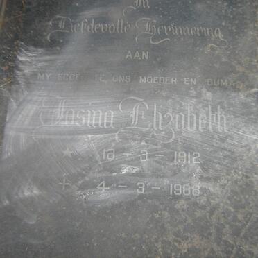 WHITEHEAD Golden Wessel 1906-2001 &amp; Josina Elizabeth 1912-1988