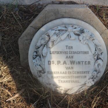 WINTER P.A. 1851-1908