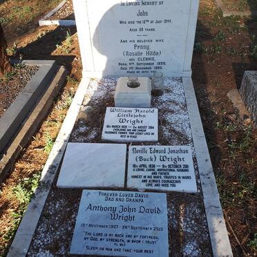 WRIGHT William Harold Littlejohn 1926-2014 :: WRIGHT Anthony John David 1927-2015