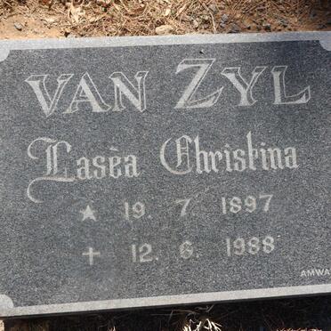 ZYL Lasea Christina, van 1897-1988