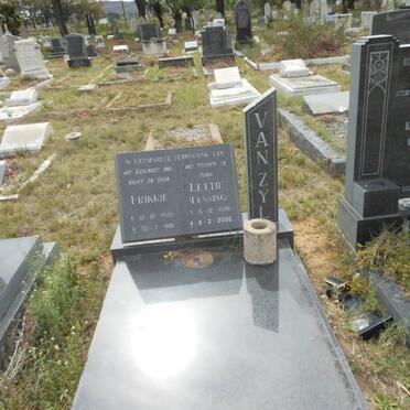 ZYL Frikkie, van 1925-1991 &amp; Lettie LESSING 1926-2006 