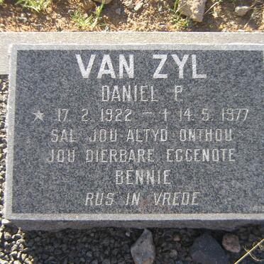 ZYL Daniel P., van 1922-1977