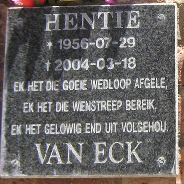 ECK Hentie, van 1956-2004