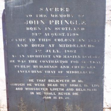 PRINGLE John 1798-1862