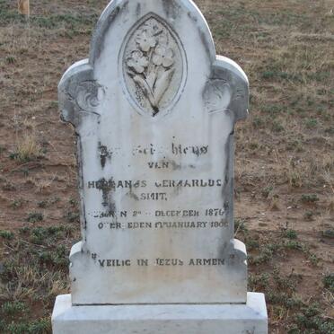 SMIT Hermanus Gerhardus 1870-1900