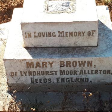 BROWN Mary