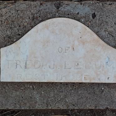 CUMA Fred J., le