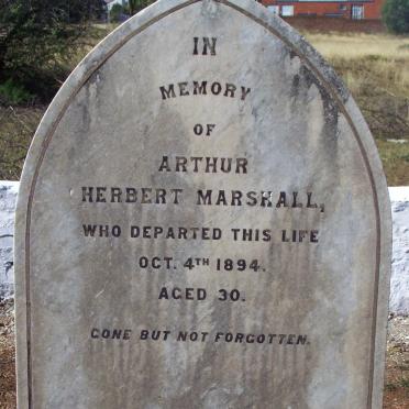 MARSHALL Arthur Herbert -1894