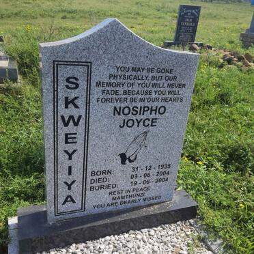 SKWEYIYA Nosipho Joyce 1935-2004
