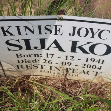 SIJAKO Kinise Joyce 1941-2004