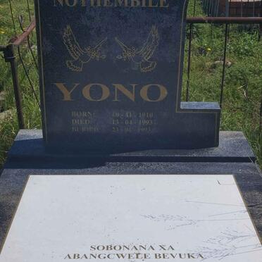 YONO Nollie Nothembile 1910-1993