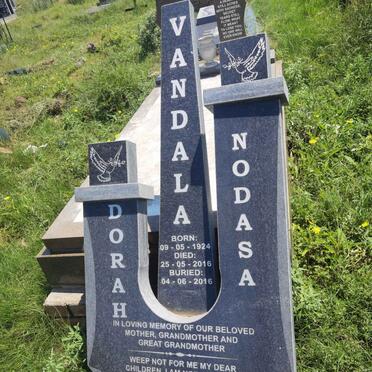 VANDALA Dorah Nodasa 1924-2016