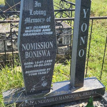 YONO Nomission Boniswa 1929-2003