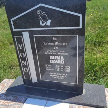 YONO Duma David 1972-2017