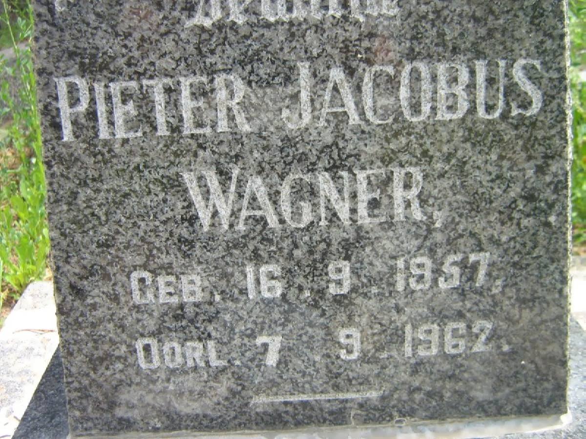 WAGNER Pieter Jacobus 1957-1962