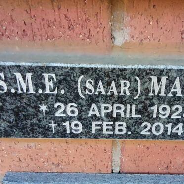 MARAIS S.M.E. 1928-2014