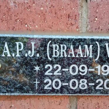 ZYL A.P.J., van 1944-2019