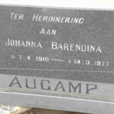 AUCAMP Johanna Barendina 1910-1977