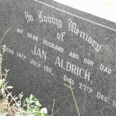 ALDRICH Jan 1911-1963