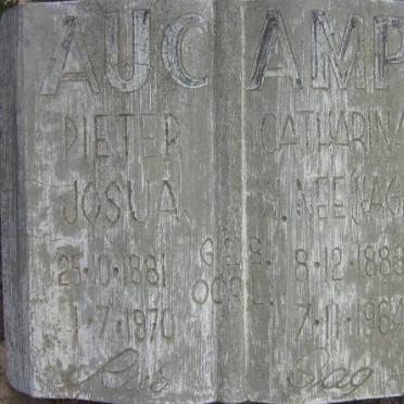 AUCAMP Pieter Josua 1881-1970 &amp; Catharina NAGEL 1883-1964