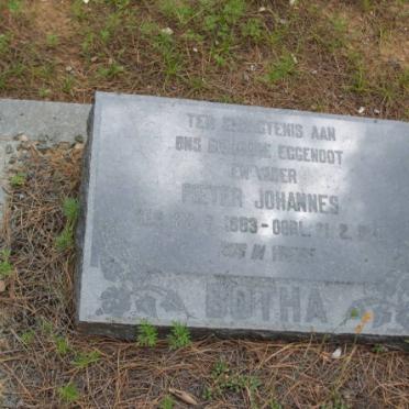 BOTHA Pieter Johannes 1883-194?