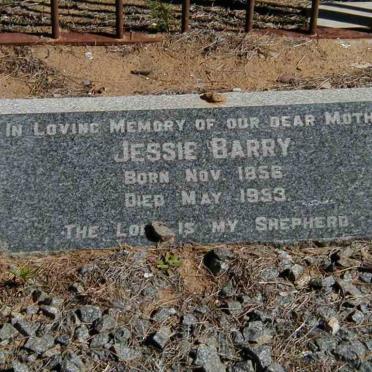 BARRY Jessie 1856-1953